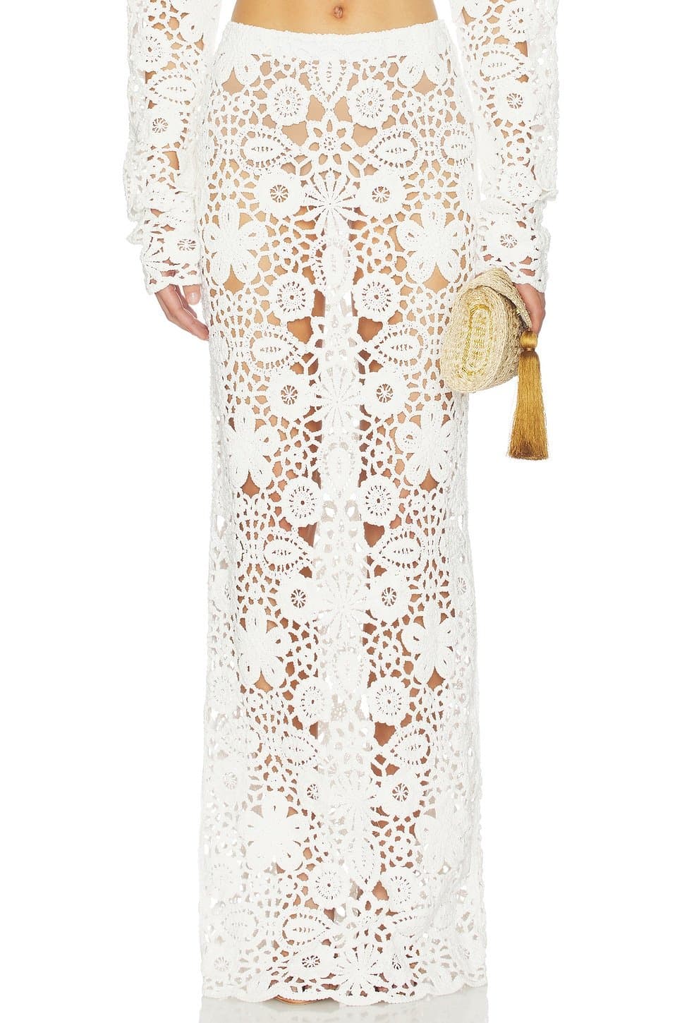revolve Tala Crochet Maxi Skirt