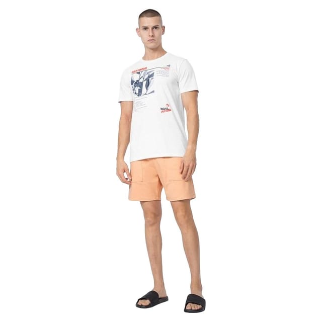 4F 4F Men's SS23TSHOM074 Shorts in Orange - 3