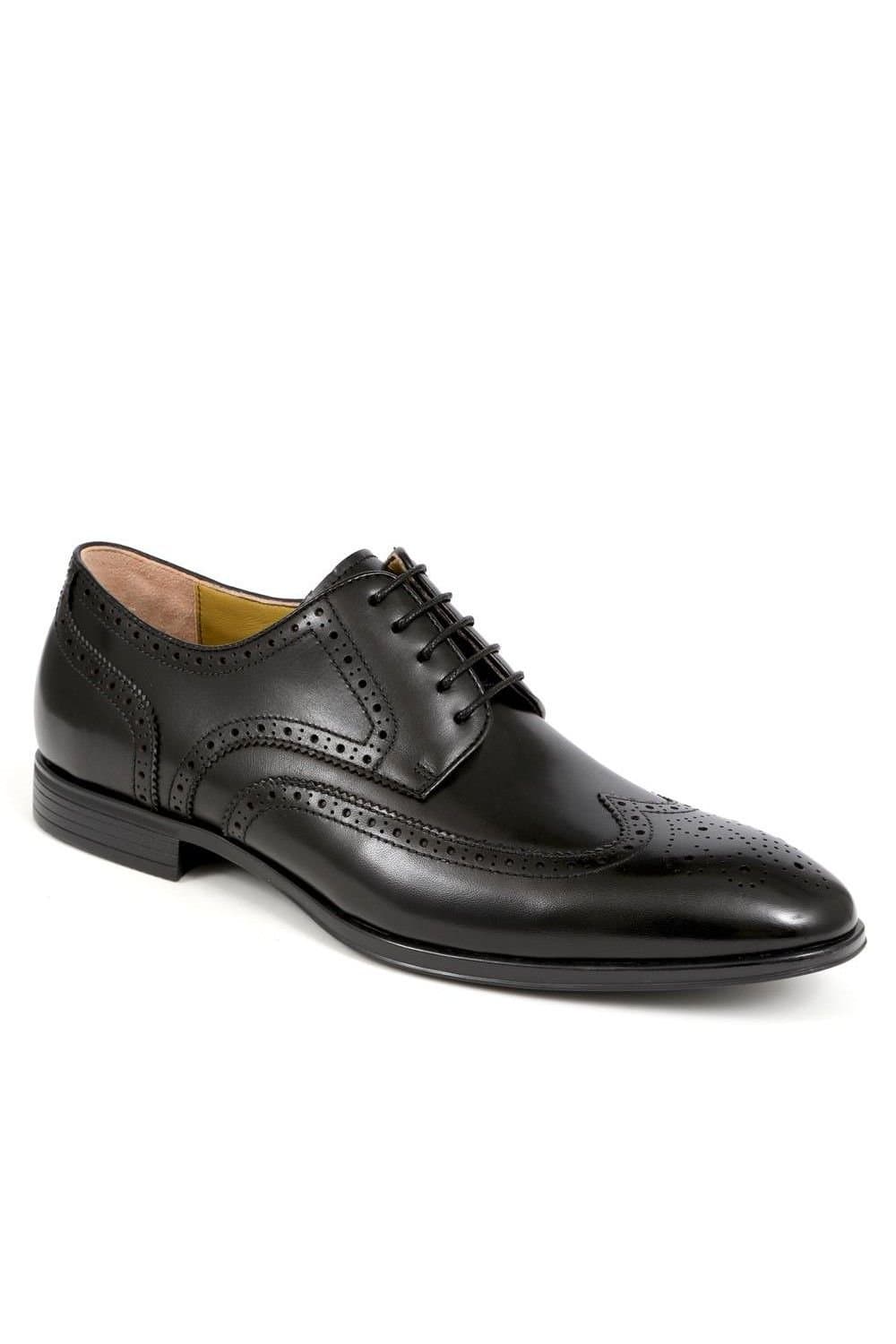 Jones Bootmaker Jones Bootmaker Men's Middlesex Brogue Shoes in Black