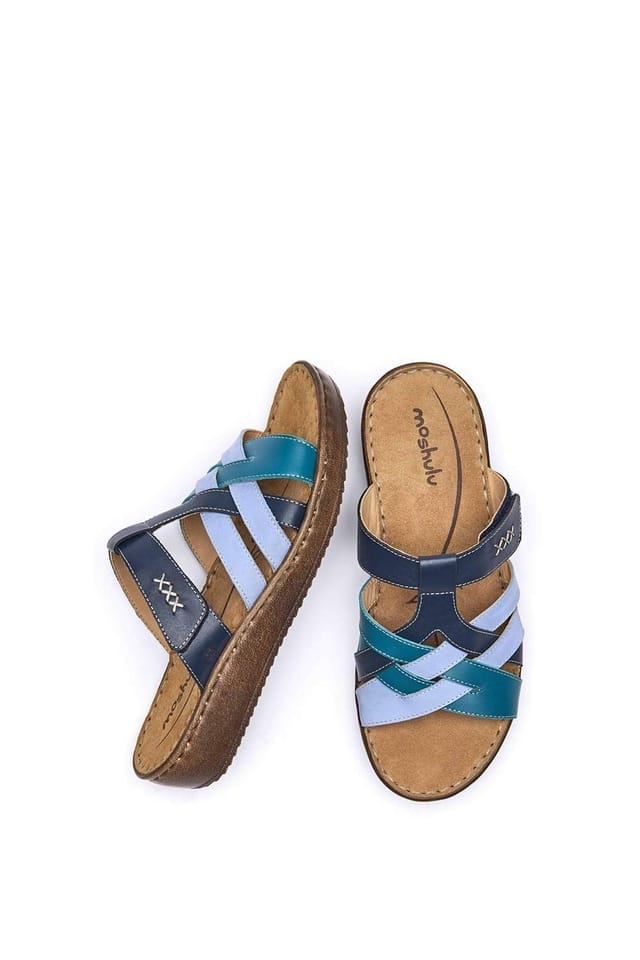 Moshulu Moshulu Women's 'Zahara' Multi-coloured slip on sandals - 2
