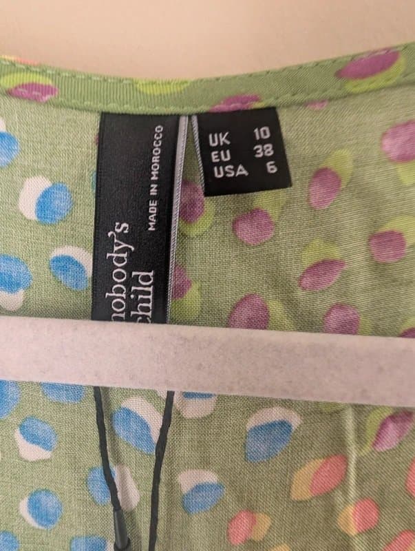 Nobodys Child Nobody's Child green multi print jumpsuit size 10 event wedding party summer holiday