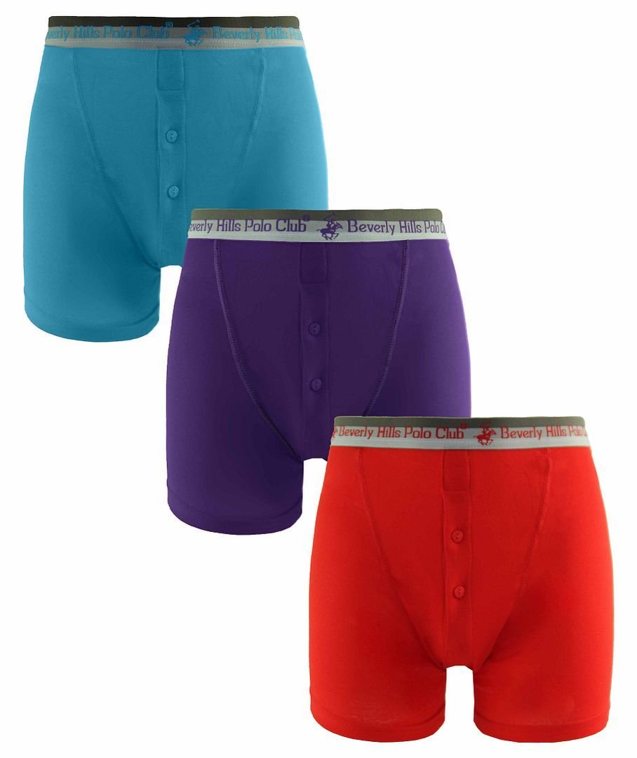 Beverly Hills Beverly Hills Men's Mens 3-Pack Boxer Shorts - 4