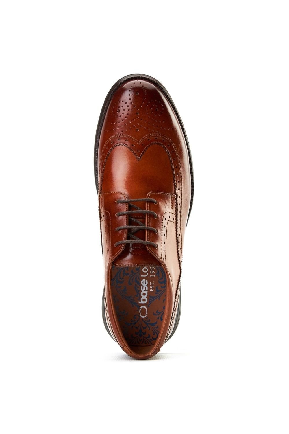 Base London Base London Men's Flight 25 Brogue Shoe in Tan - 4