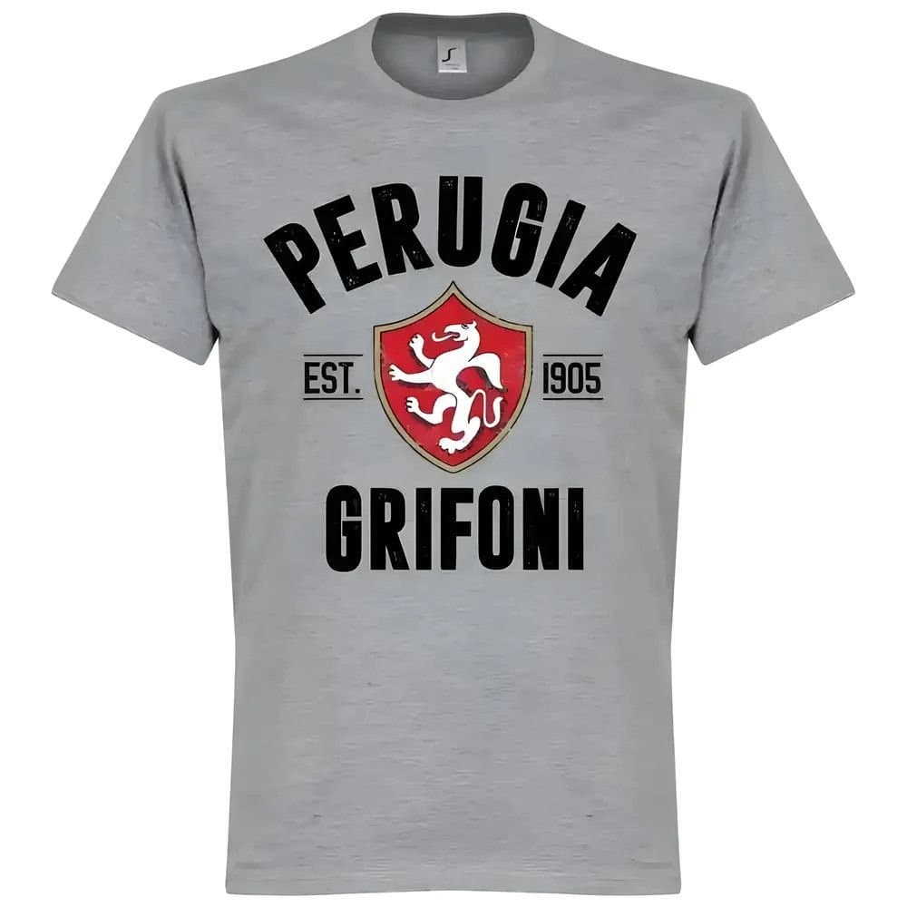 Perugia Perugia Men's Established T‑shirt in Grey