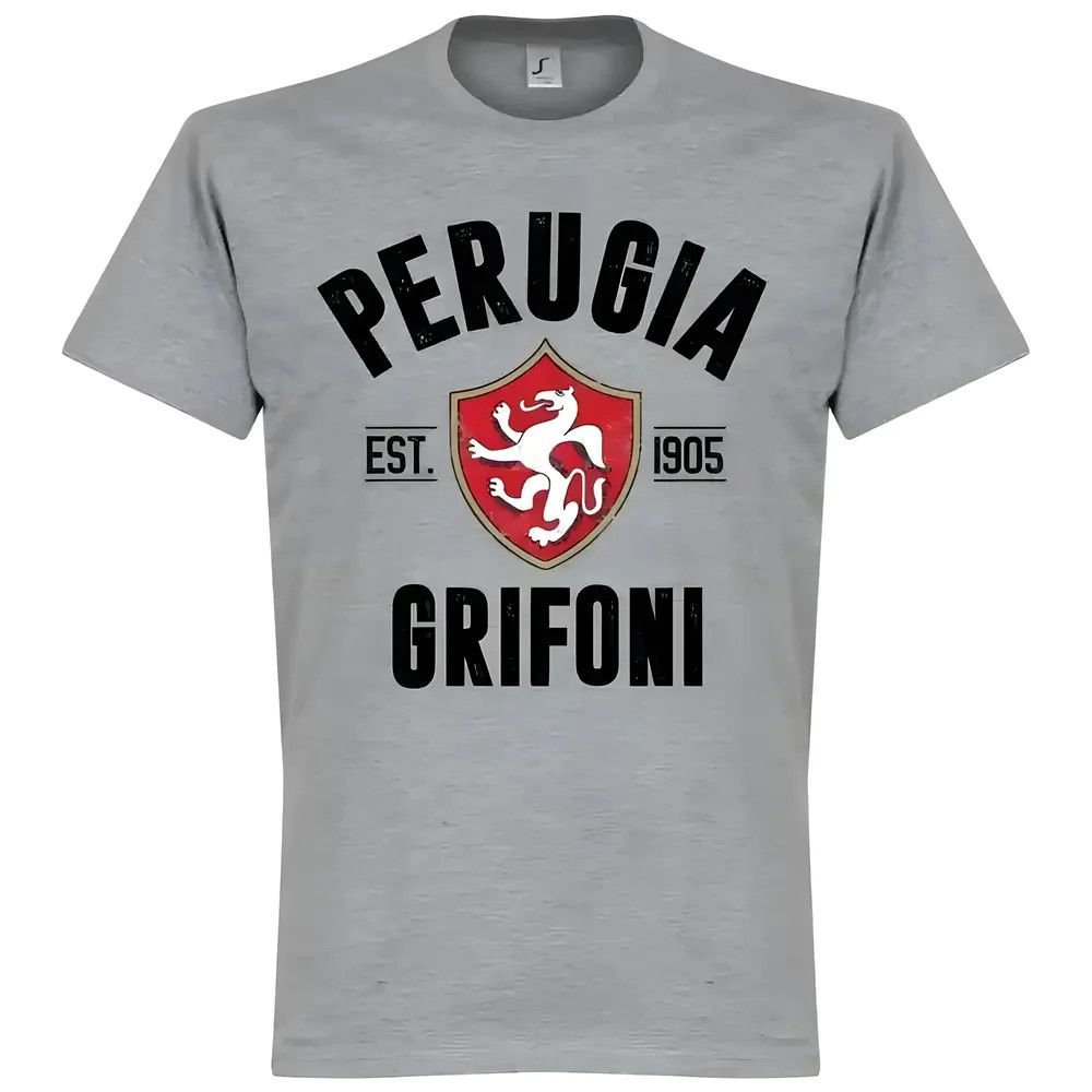 Perugia Perugia Men's Established T‑shirt in Grey - 2
