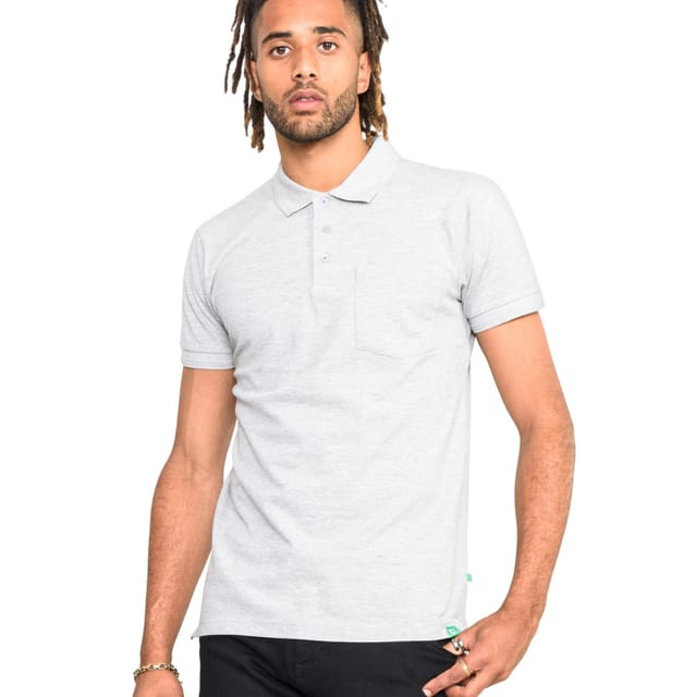 Duke Clothing Duke Clothing Men's Grant Polo Shirt in Grey - 3