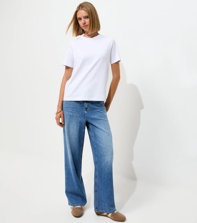 New Look Women's Premium White Heavyweight Cotton T-Shirt New Look - 3