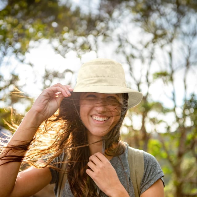 Sunday Afternoons Sunday Afternoons Men's 'Solar' Ventilated Crushable UPF 50+ Bucket Hat in Cream - 2
