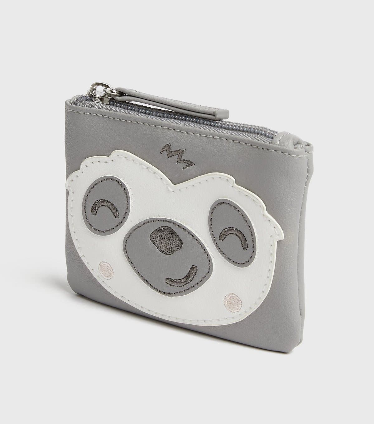 New Look Grey Sloth Coin Purse New Look