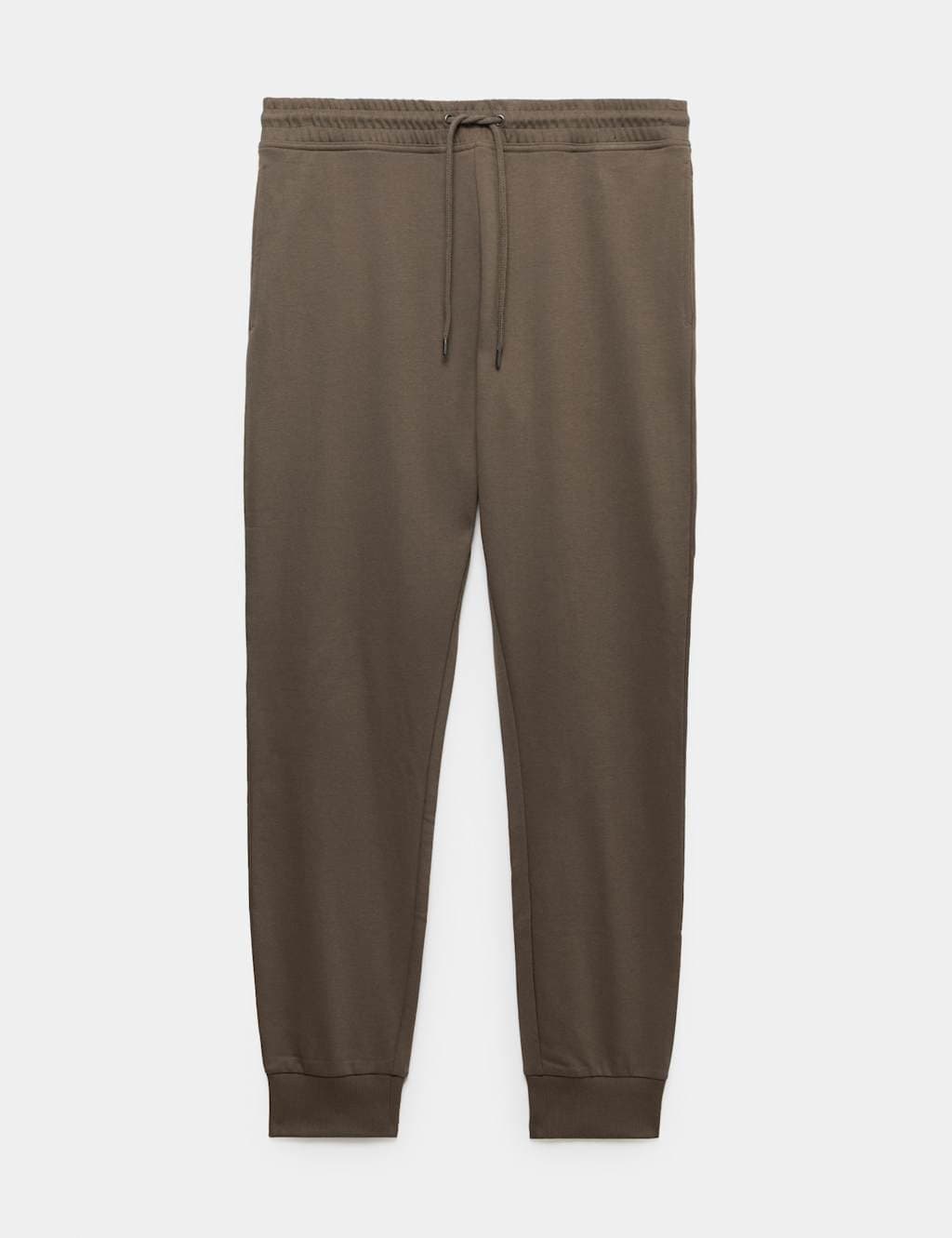 Marks & Spencer M&S Cuffed Joggers Medium Brown