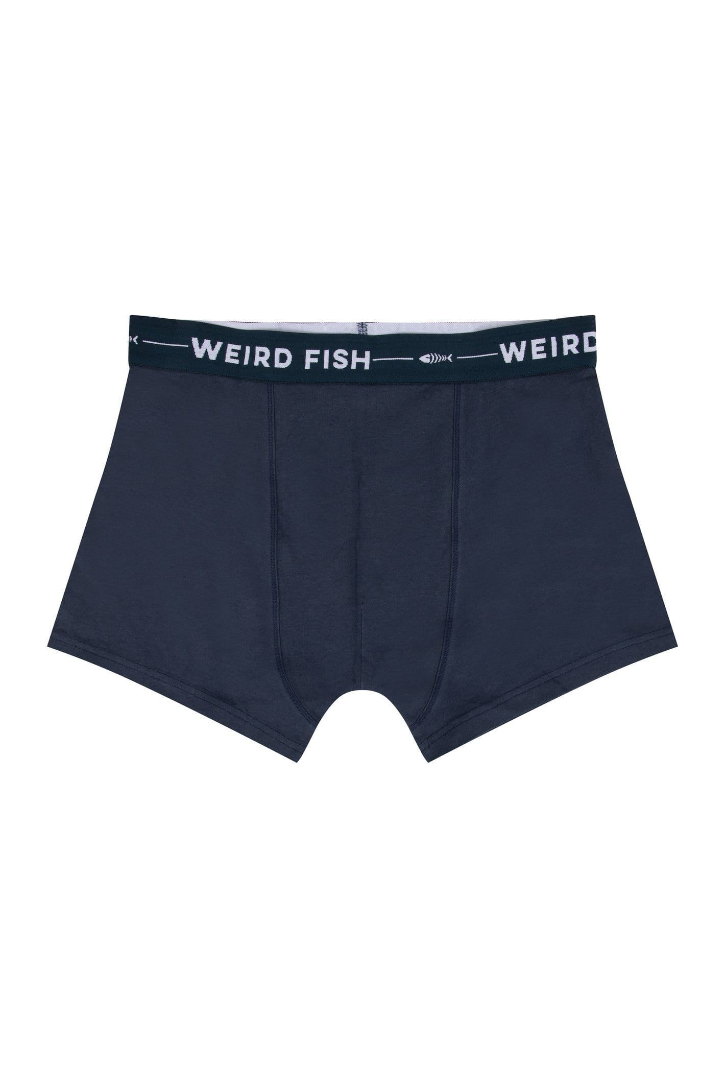 Weird Fish Weird Fish Men's Ashridge Boxer Shorts 3 Pack in Teal - 4