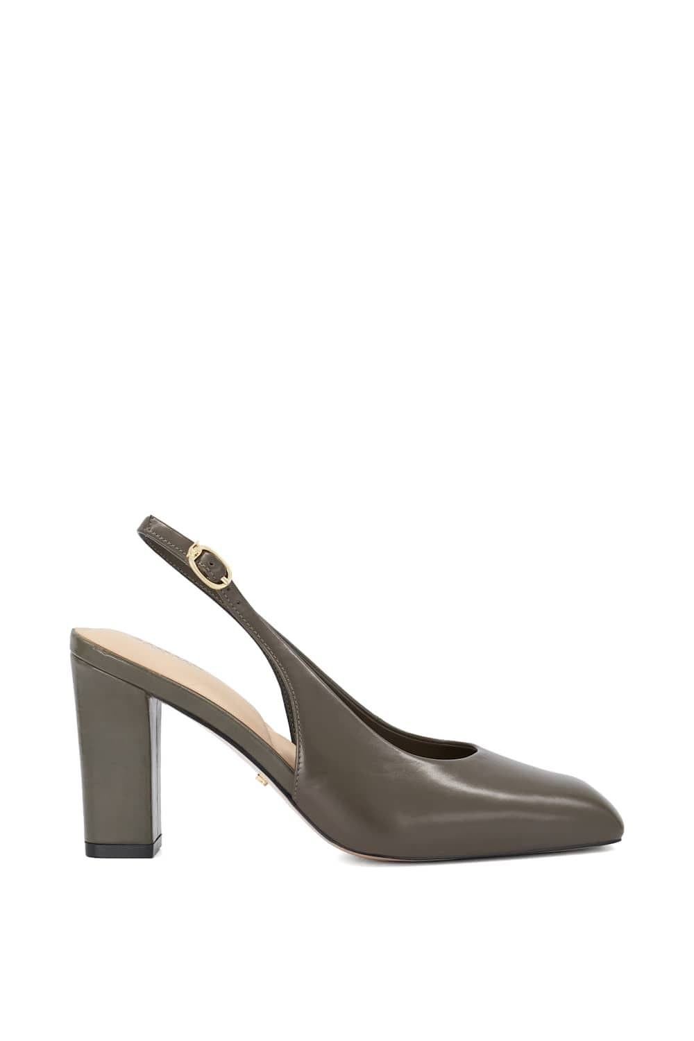 Dune London Dune London Women's 'Defining' Leather Court Shoes in Grey