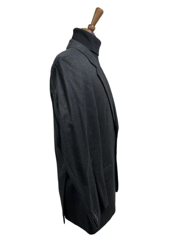 Marks & Spencer St Michael Blazer Size 38-40 Medium Short Mens Vintage New Wool Suit Jacket Grey