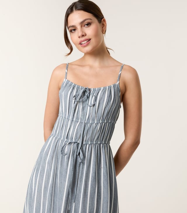 Blue Vanilla Women's Blue Floral Print Midi Dress Blue Vanilla New Look - 2