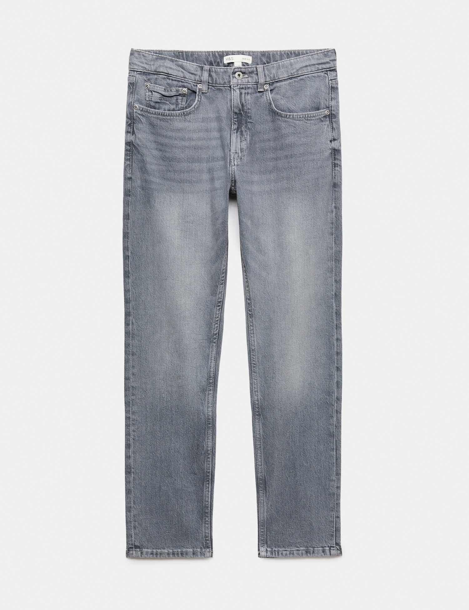 Marks & Spencer M&S Slim Fit Stretch Jeans Grey Blue
