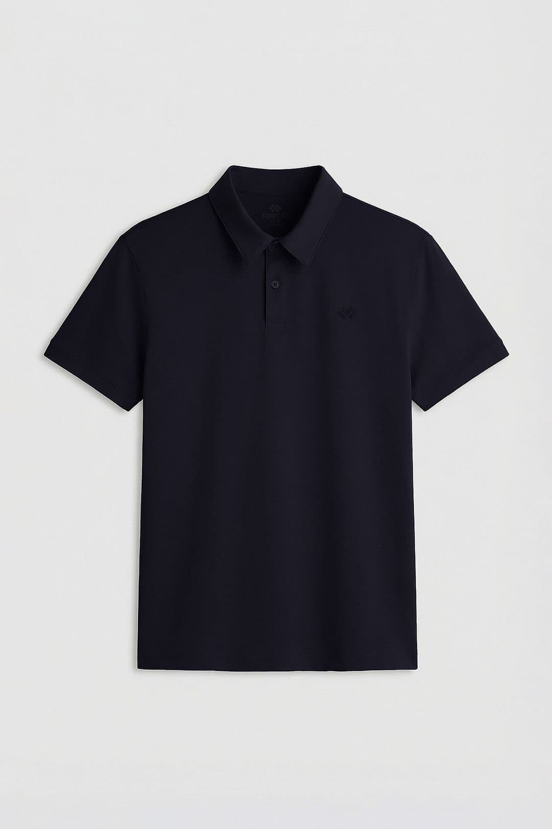 Tommy Life Tommy Life Men's Cotton Elastane Polo T-Shirt in Navy