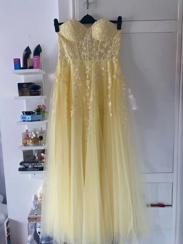 Stacees BNWT Pale Lemon Prom 2026 Dress by Stacees - Sz 10
