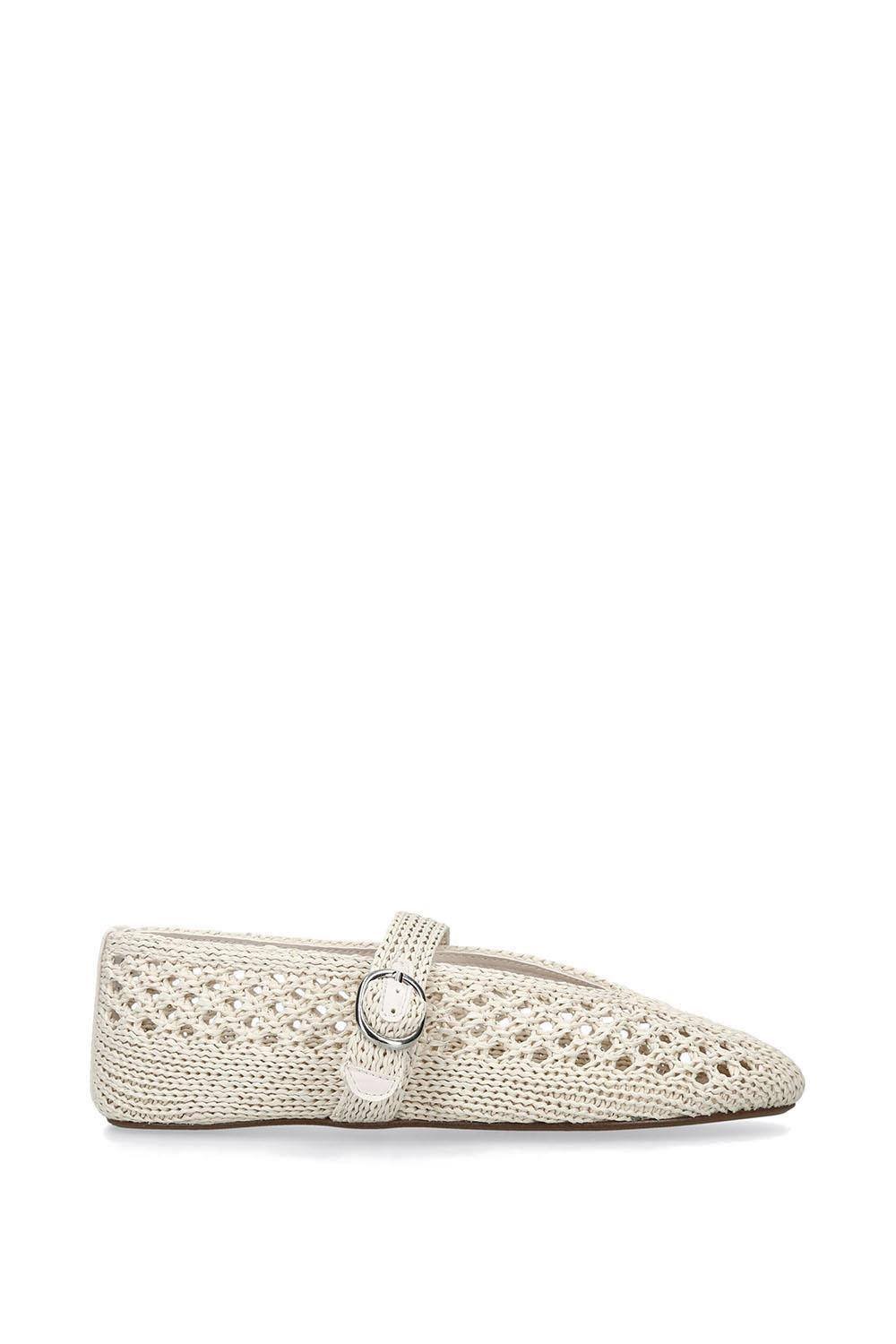 Steve Madden STEVE MADDEN Women's 'Alara Cream' Fabric Flats in Cream - 3