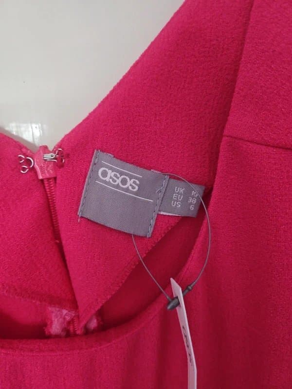 ASOS Asos pink wiggle dress