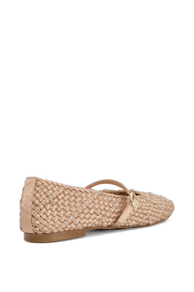 Dune London Dune London Women's 'Hosta' Ballet Pumps in Beige - 3