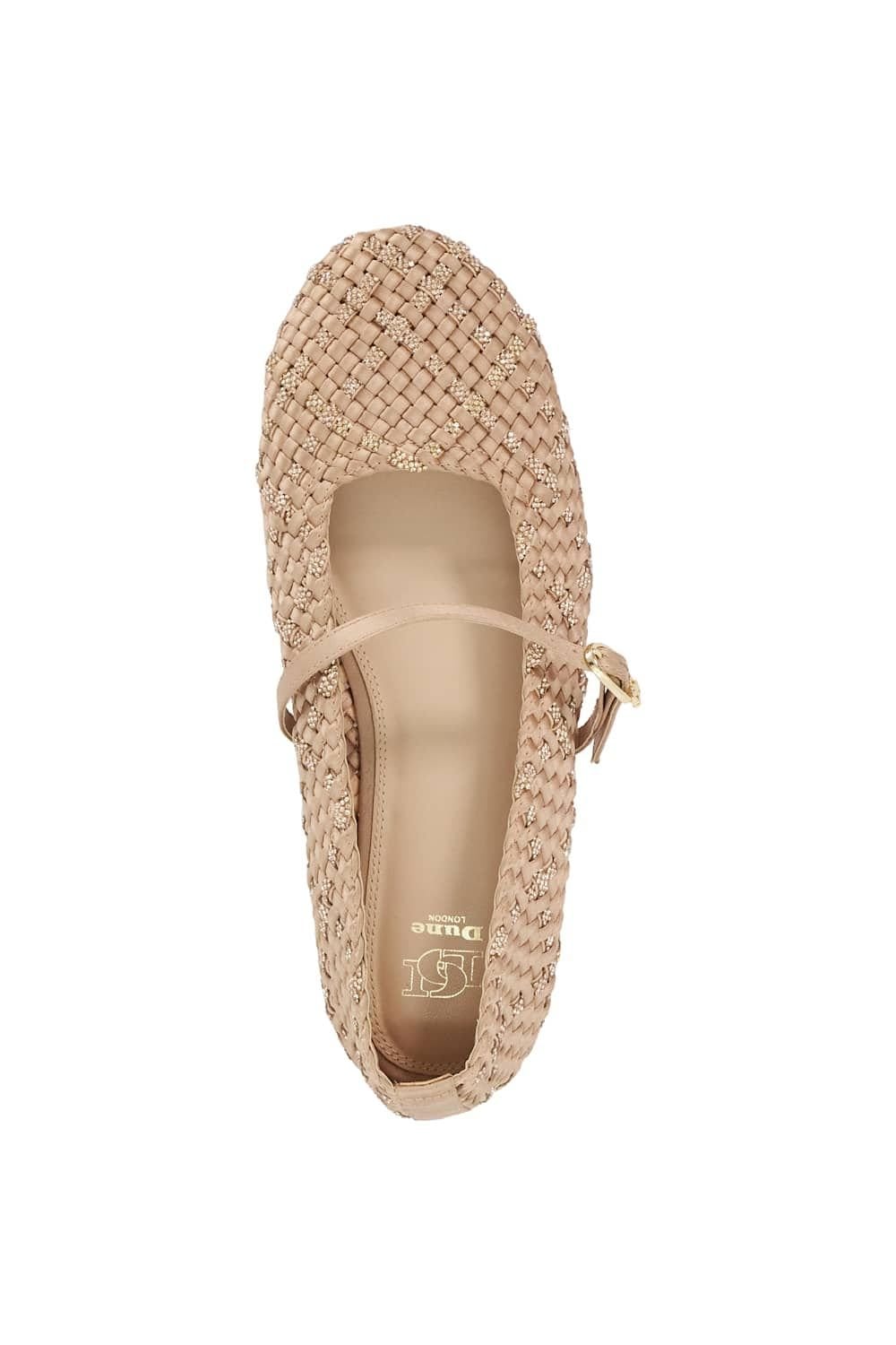 Dune London Dune London Women's 'Hosta' Ballet Pumps in Beige - 4