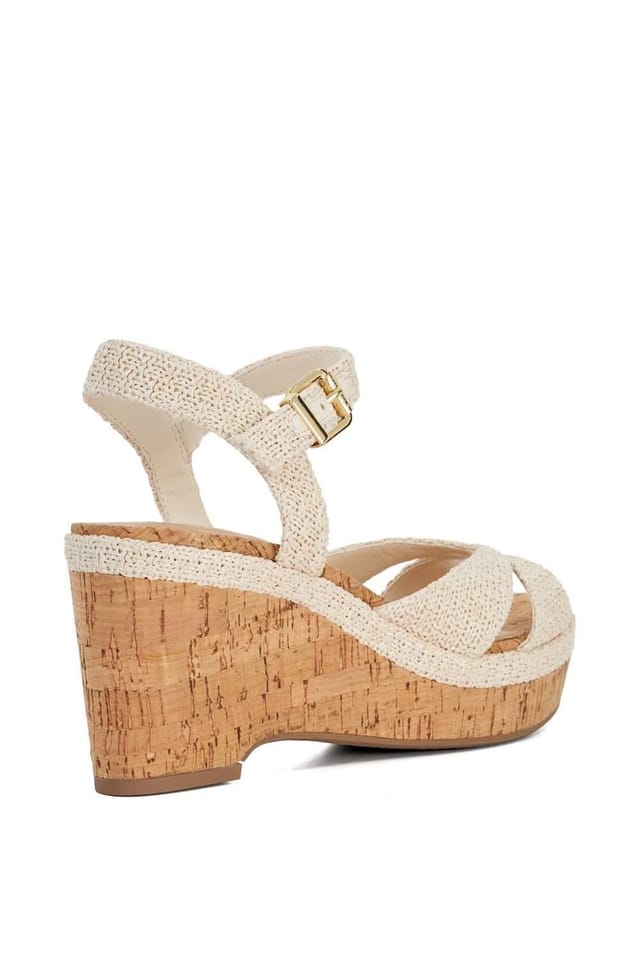 Dune London Dune London Women's 'Kelulu' Wedges in Natural - 3