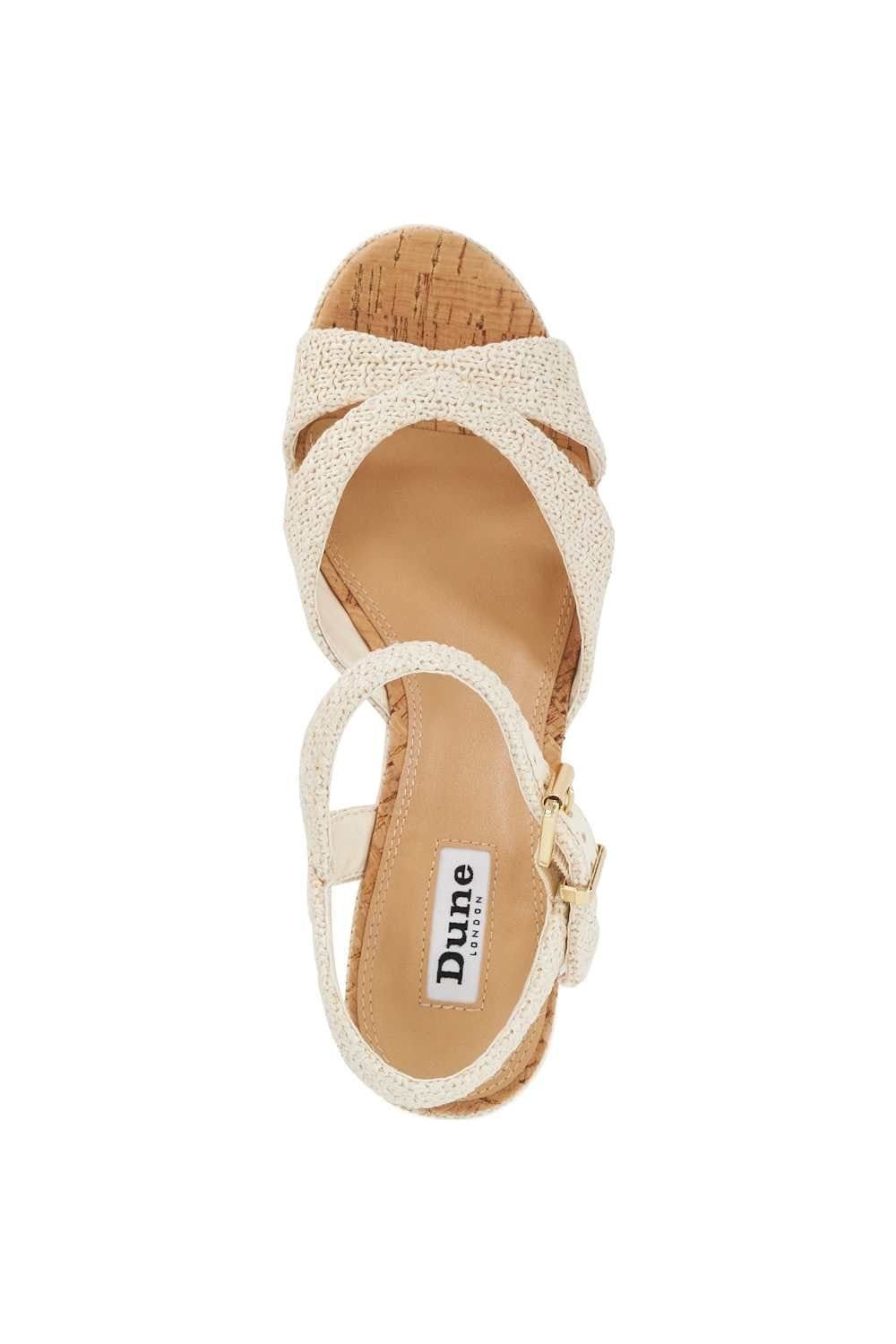 Dune London Dune London Women's 'Kelulu' Wedges in Natural - 4