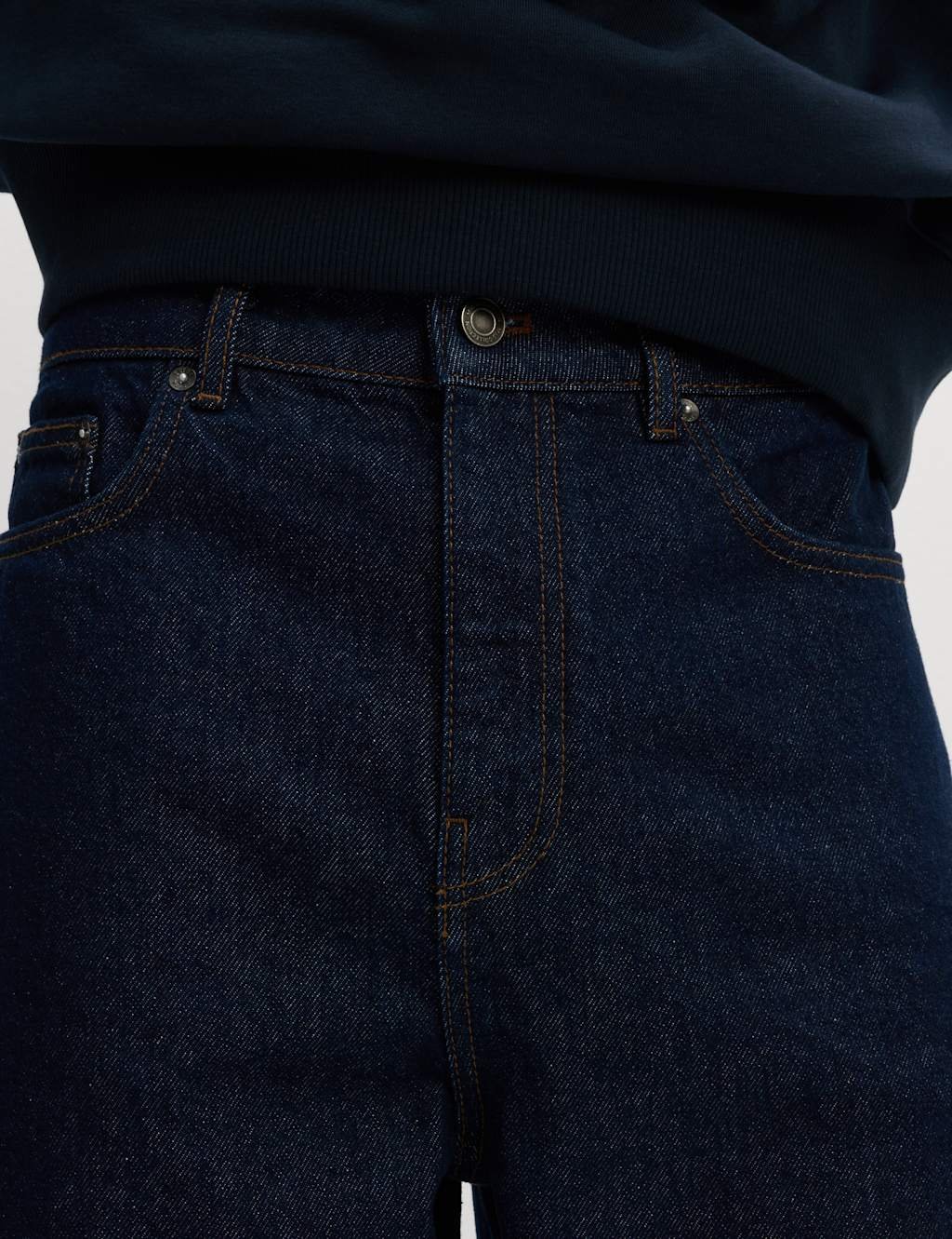 Marks & Spencer M&S Baggy Fit Denim Jeans Indigo - 2