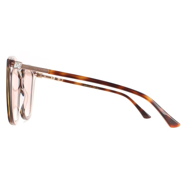 Jimmy Choo Jimmy Choo Women's Cat Eye Havana Pink Gold Mirror Nat/S in Brown - 3