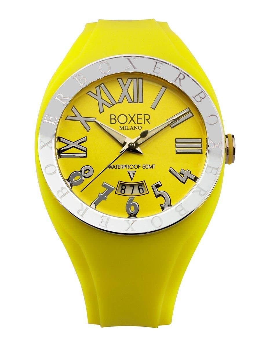 Boxer Boxer Men's Yellow Band Watch