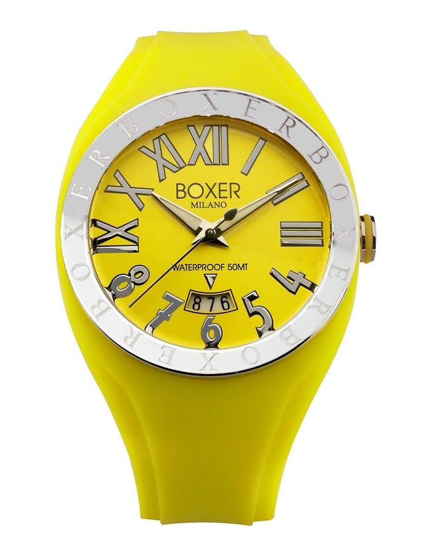 Boxer Boxer Men's Yellow Band Watch - 1