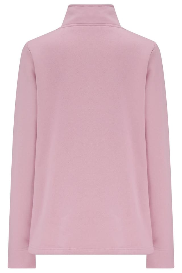 Lighthouse Clothing Lighthouse Clothing Women's Shore Sweatshirt Cotton Funnel Neck Jersey in Rose - 2