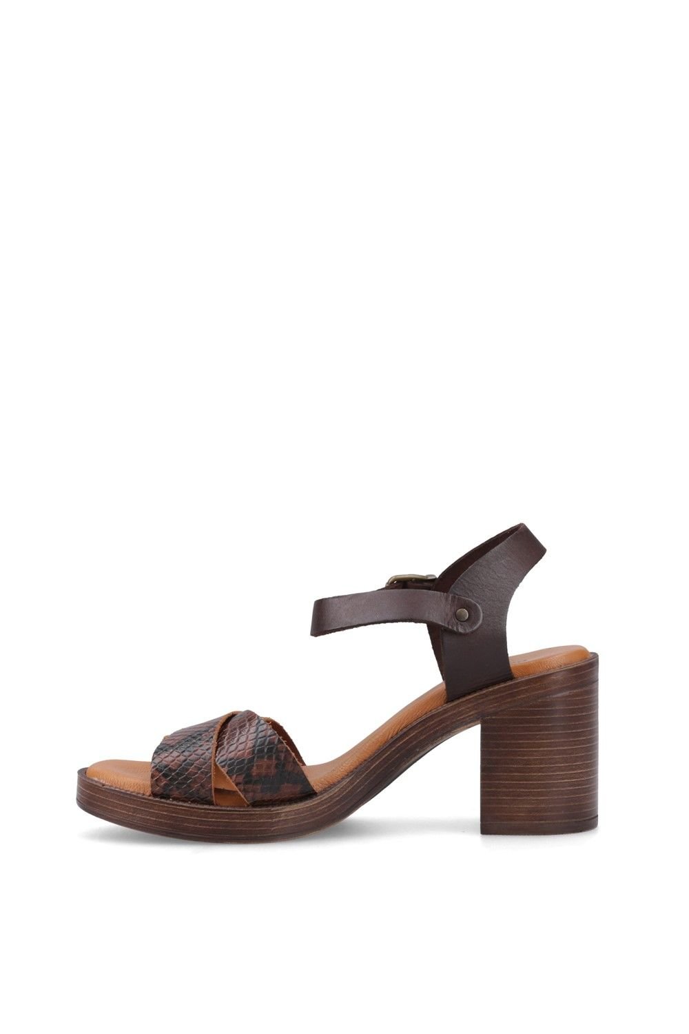 Hush Puppies Hush Puppies Women's Georgia Heeled Sandal in Chocolate - 4
