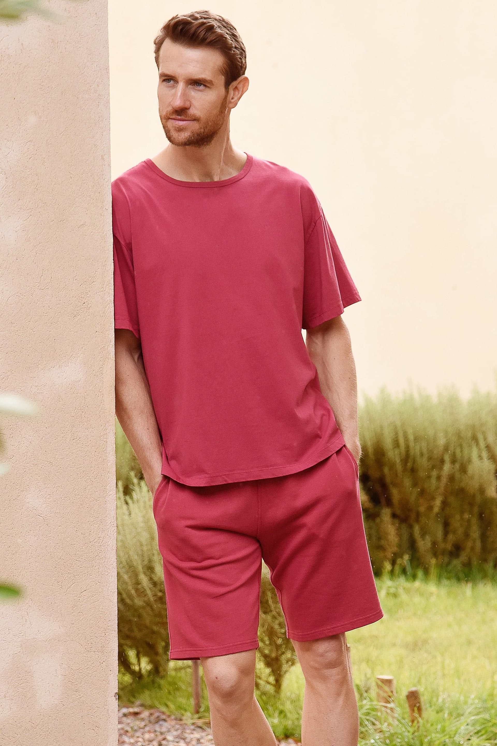 Oiler & Boiler Oiler & Boiler Dark Red Organic Cotton Tee