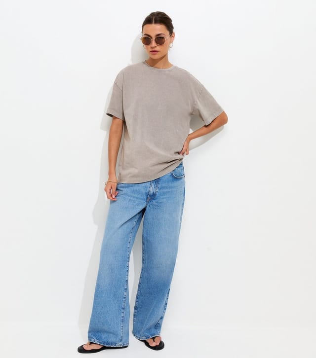 New Look Women's Light Brown Oversized T-Shirt New Look - 3