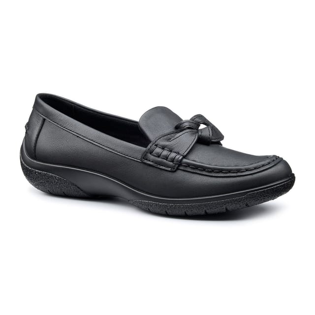 Hotter Hotter Women's Wide Fit 'Cabana' Loafers in Black - 2