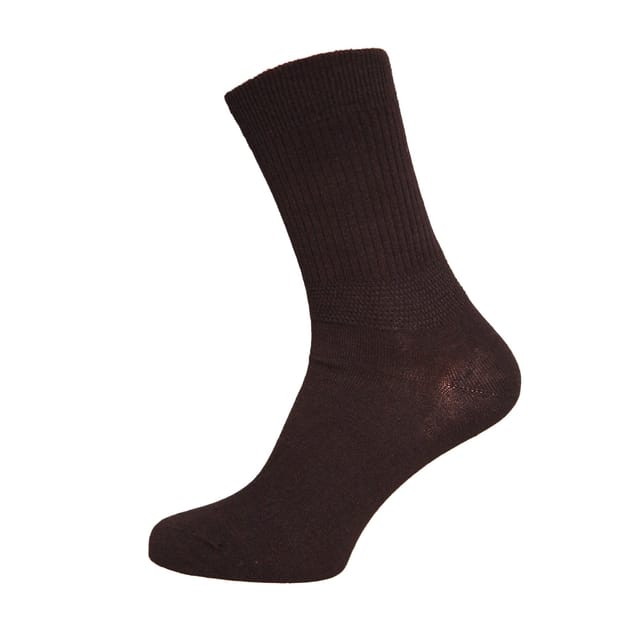 Simply Essentials Simply Essentials Men's Plain Extra Wide Diabetic Socks (Pack Of 3) in Black - 3