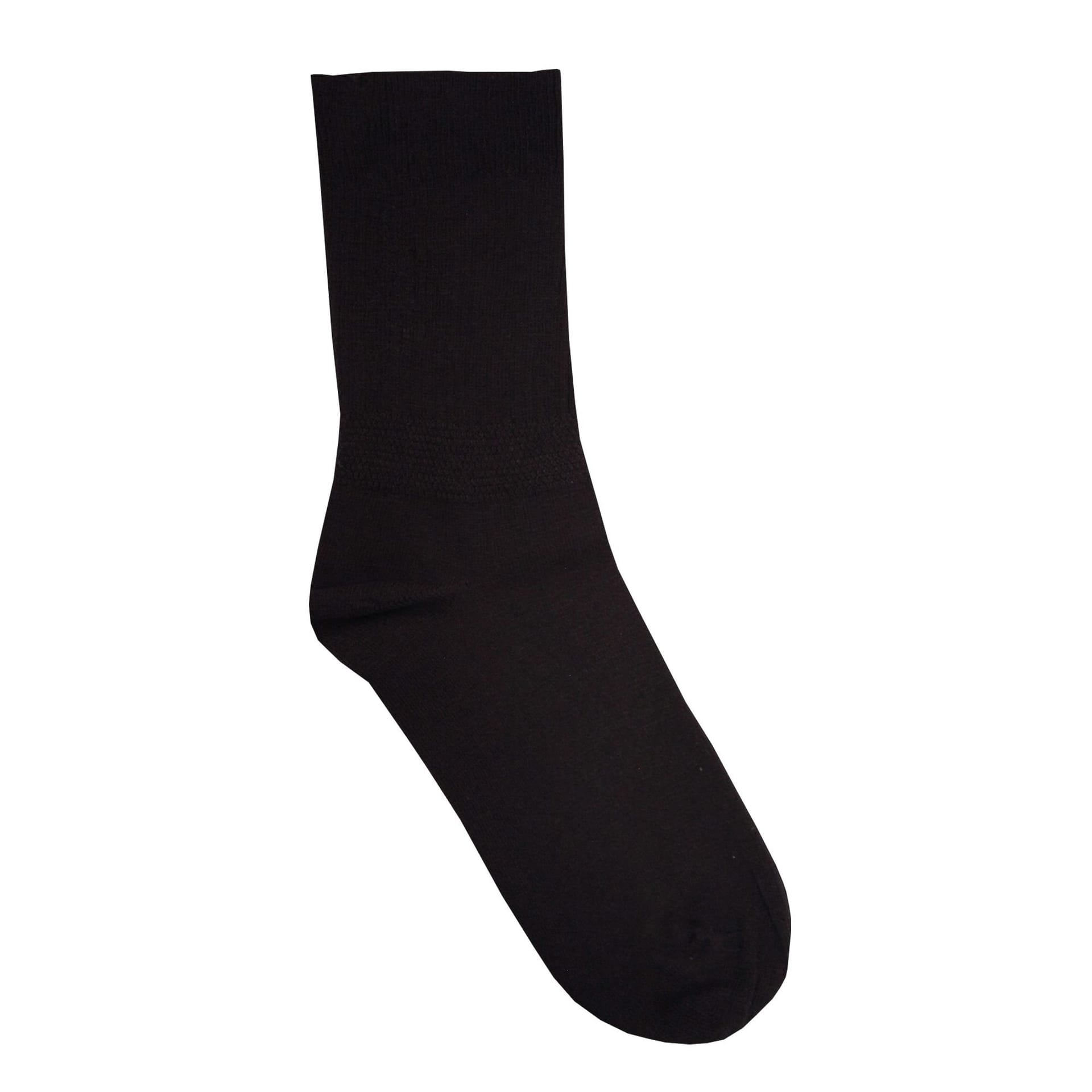 Simply Essentials Simply Essentials Men's Plain Extra Wide Diabetic Socks (Pack Of 3) in Black - 4