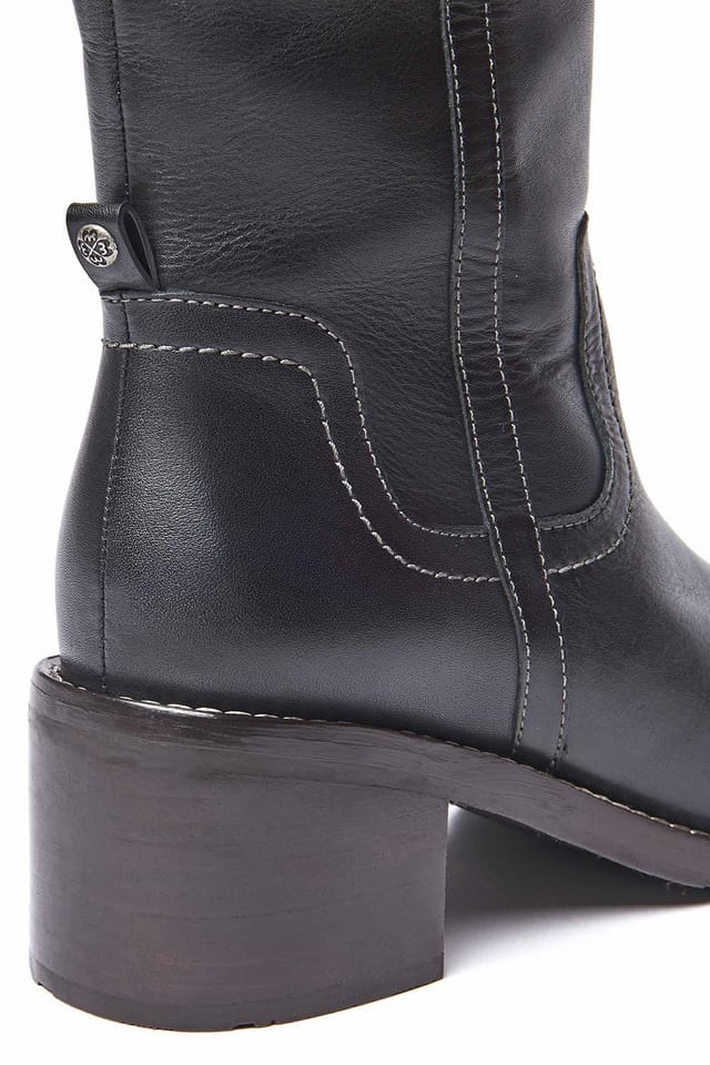 Moshulu Moshulu Women's 'Hepworth' Heeled Riding Boots in Black - 3