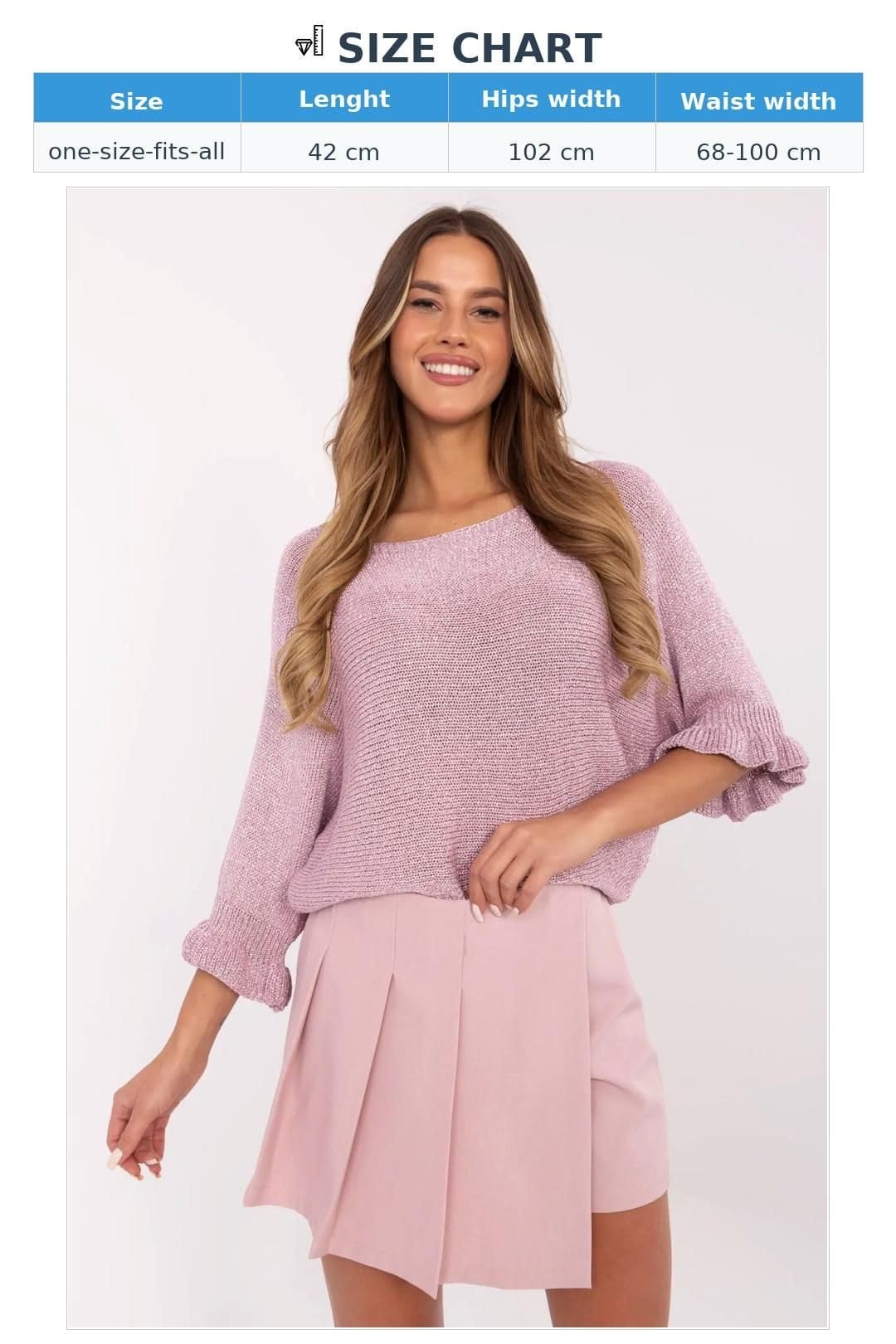 Love Lace Love Lace Women's Elegant Pleated Skirt Shorts High Waist in Pink - 4