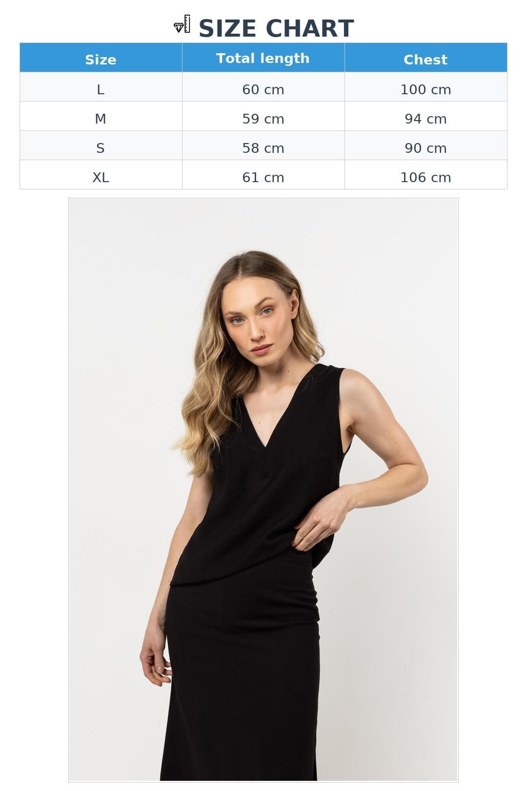 Love Lace Love Lace Women's Elegant V Neck Blouse with Wide Straps Style 212206 in Black - 4