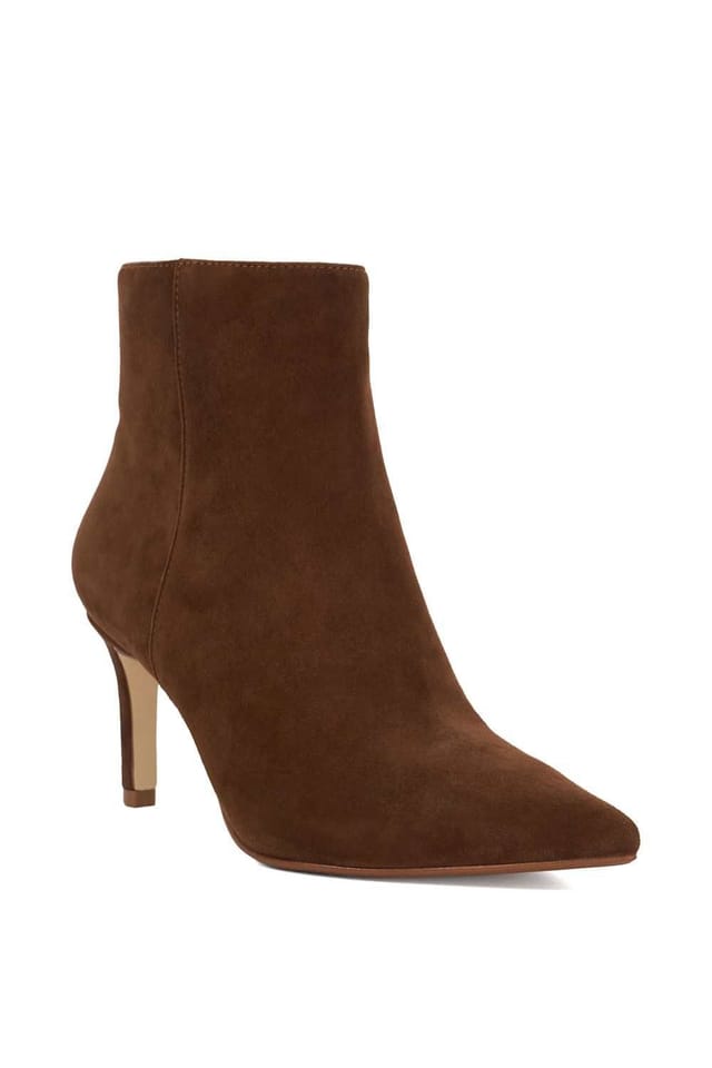 Dune London Dune London Women's Wide Fit 'Obsessively' Suede Ankle Boots in Brown - 2