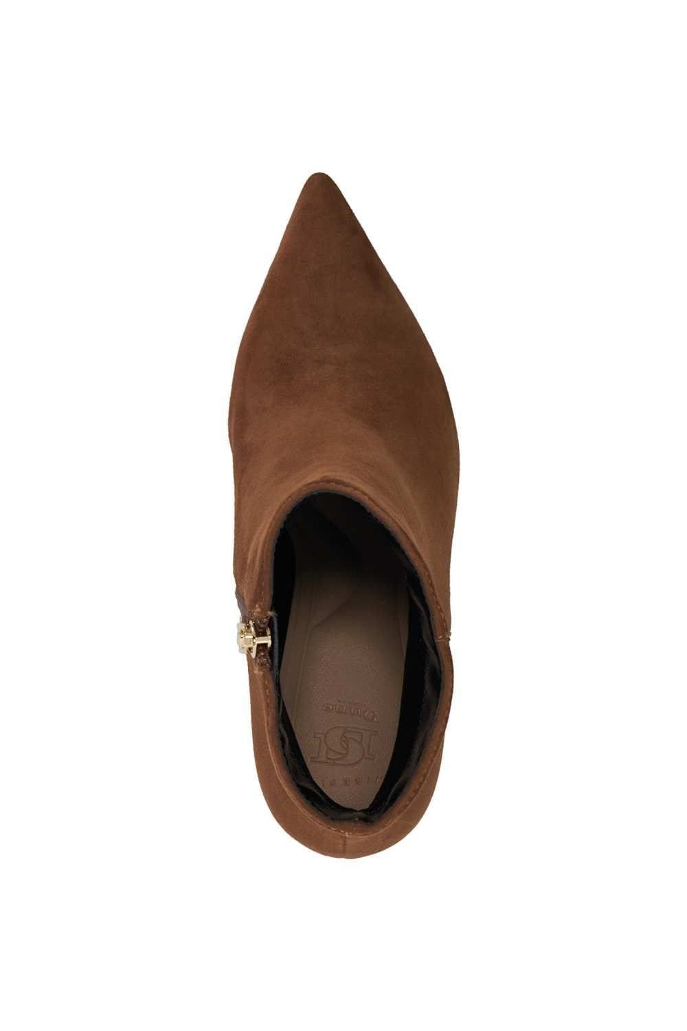 Dune London Dune London Women's Wide Fit 'Obsessively' Suede Ankle Boots in Brown - 4