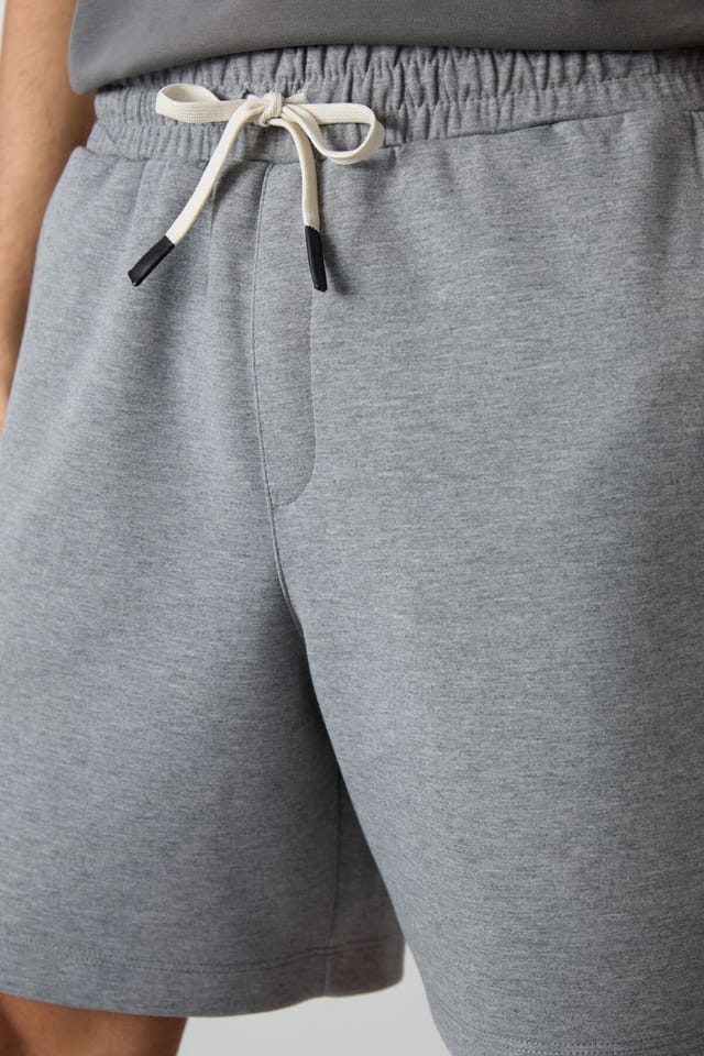 Tommy Life Tommy Life Men's Cotton-polyester Sweat Shorts in Grey - 3