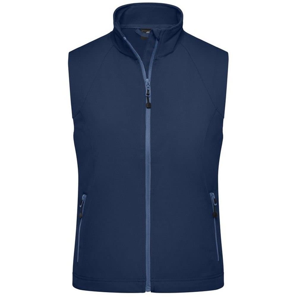 James and Nicholson James and Nicholson Women's Softshell Gilet in Navy