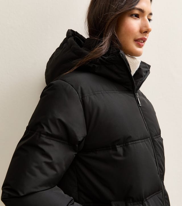 New Look Women's Black Midi Length Puffer Jacket New Look - 3