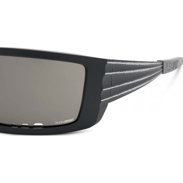 Plein Sport Plein Sport Men's SSP003-640U28 Square/Rectangle Sunglasses in Black - 2