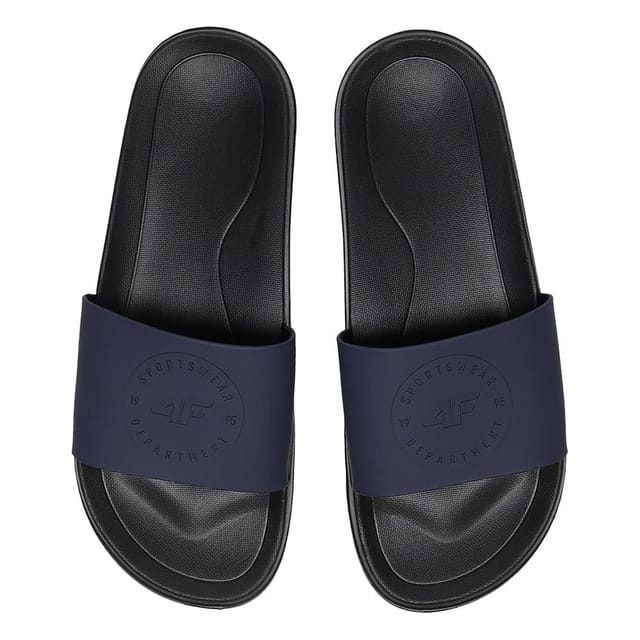 4F 4F Men's MM00FFLIM047A Sliders in Navy - 3