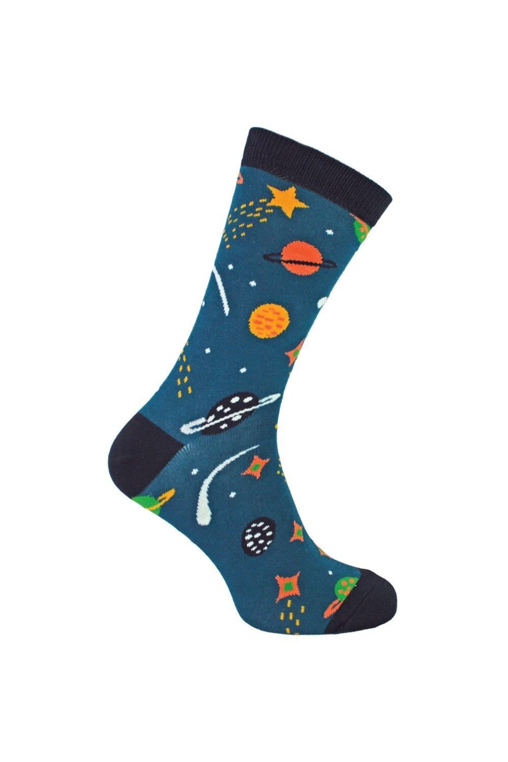Mr Heron Mr Heron Navy Space Bamboo Socks for Men