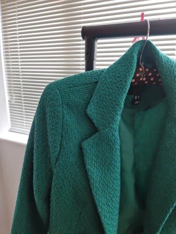 New Look New look boucle blazer size 6 green
